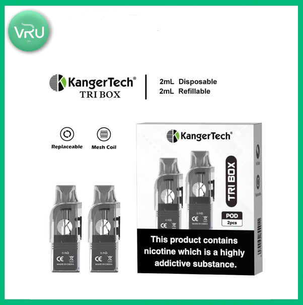 Kangertech Tri Box Replacement Pods- 2 Pack